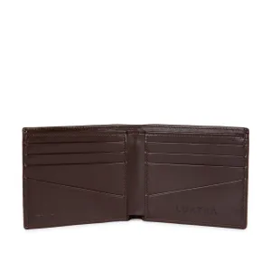 The Taylor Apple Leather Vegan Billfold Wallet | Brown