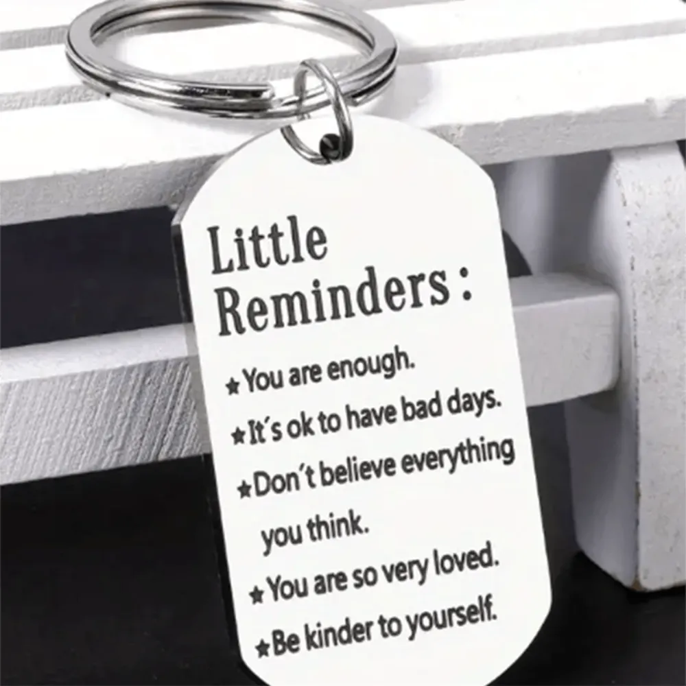 Thoughtful Charm Keychain