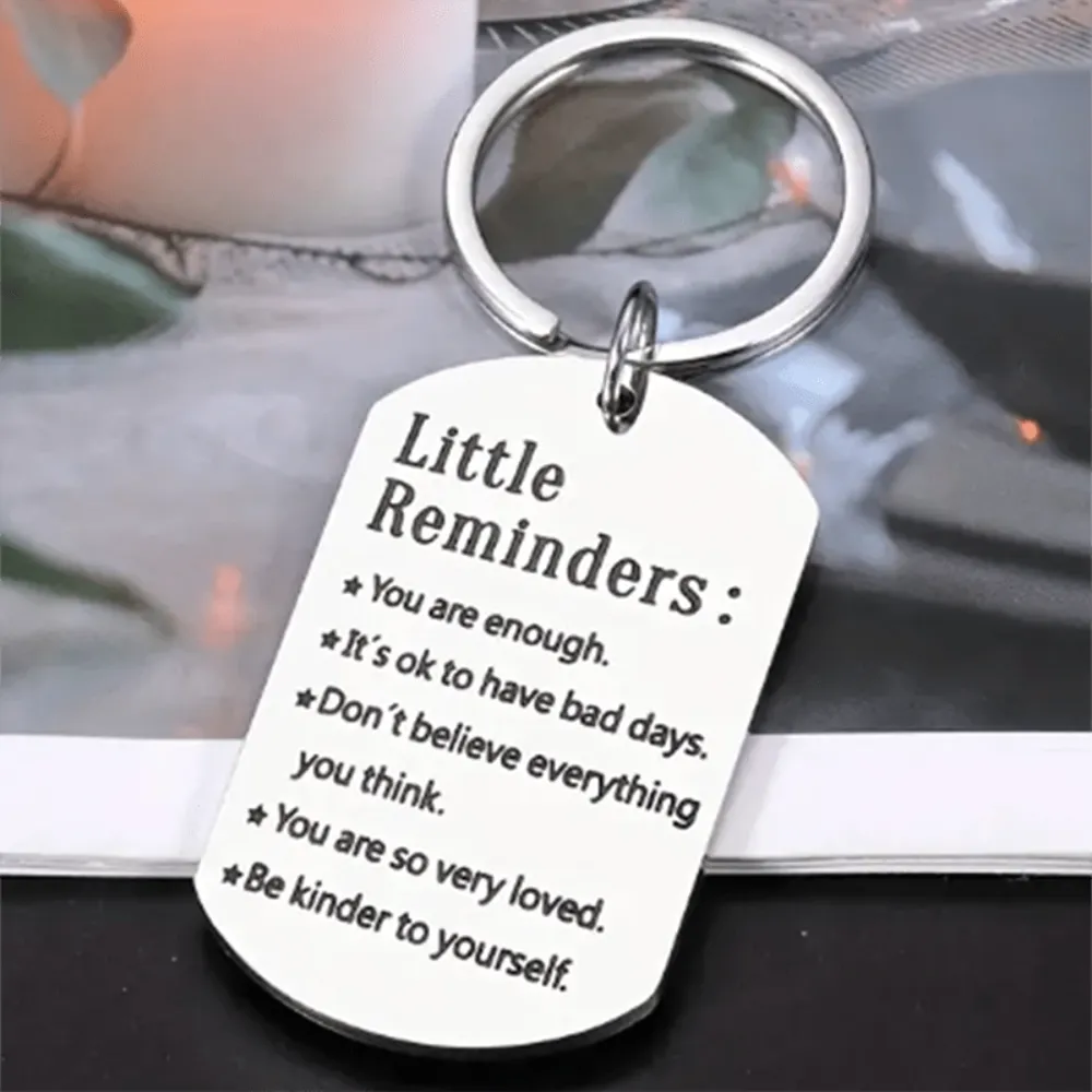 Thoughtful Charm Keychain