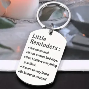 Thoughtful Charm Keychain