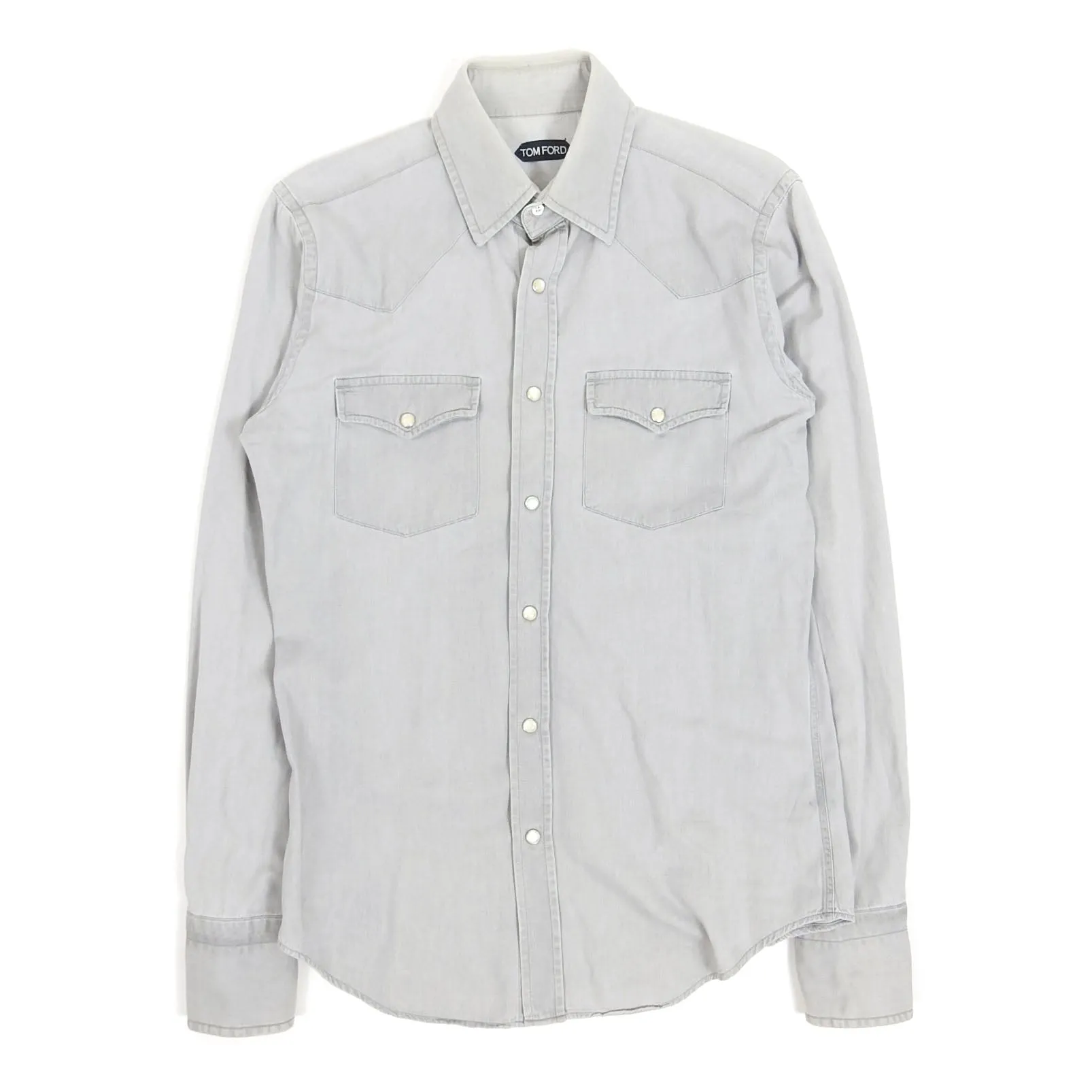 Tom Ford Denim Western Shirt Size Medium