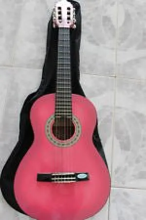 Valencia Classical Guitar Package -1/2 Size - Pink