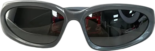 veux Metallic wrap around Sunglasses