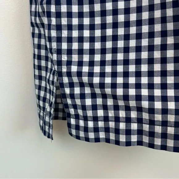 Vineyard Vines Gingham Contrasting Placket Shirt Dress 10