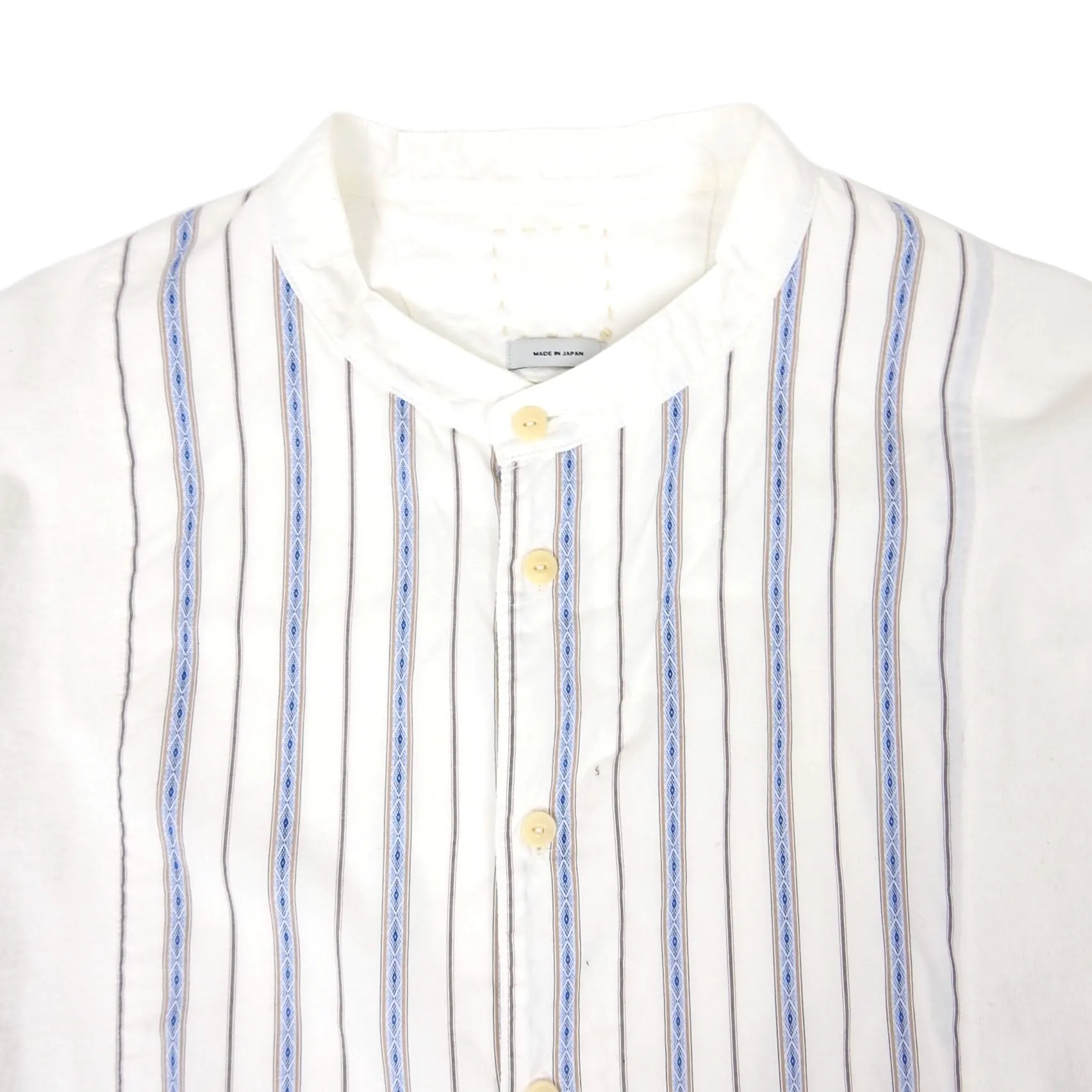 Visvim White Stripe Button Up Size 4