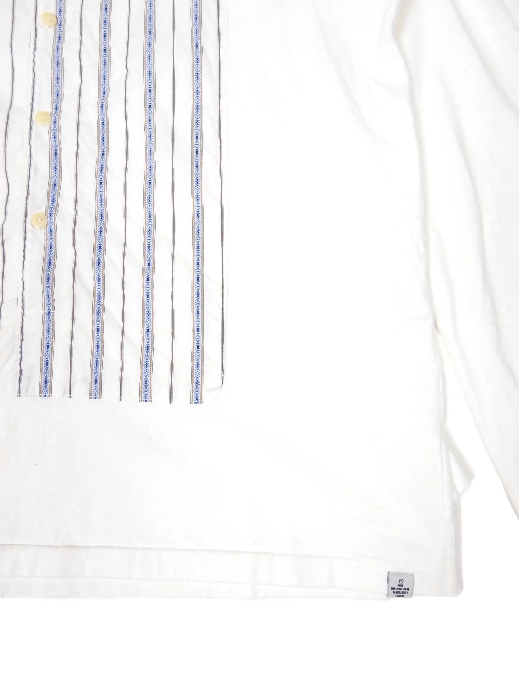 Visvim White Stripe Button Up Size 4
