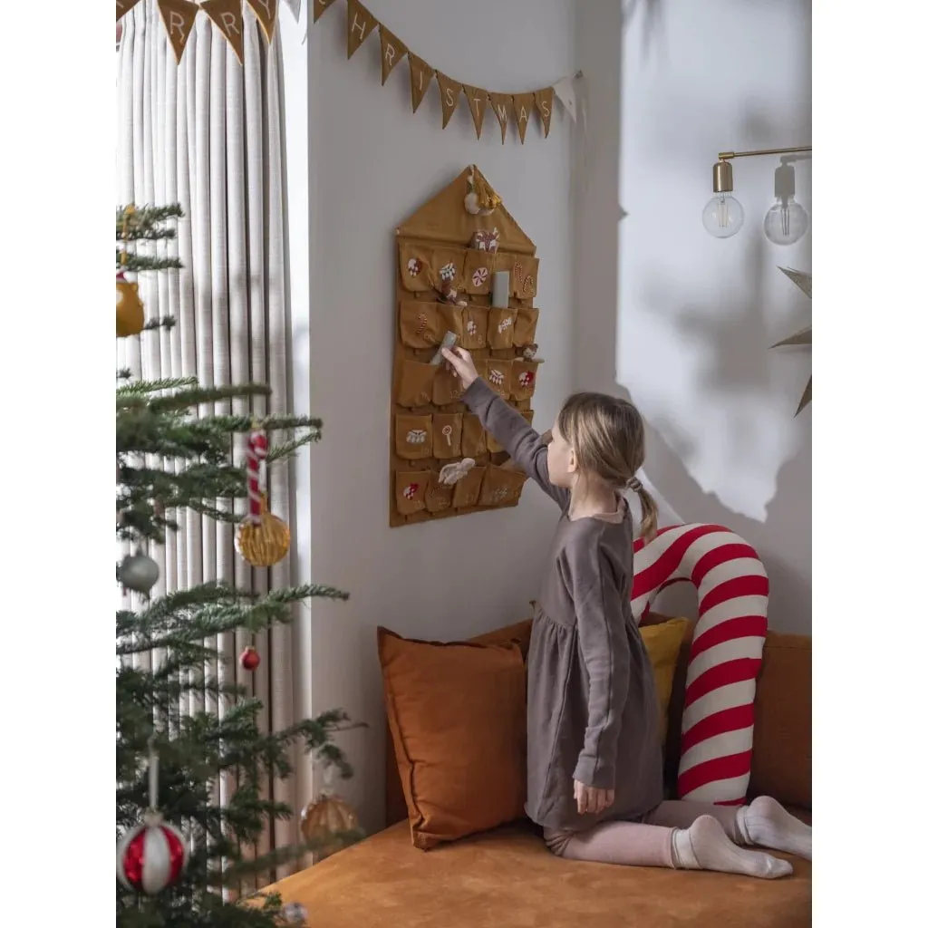 Wall Calendar | Nostalgia Embroidery - Ochre by Fabelab