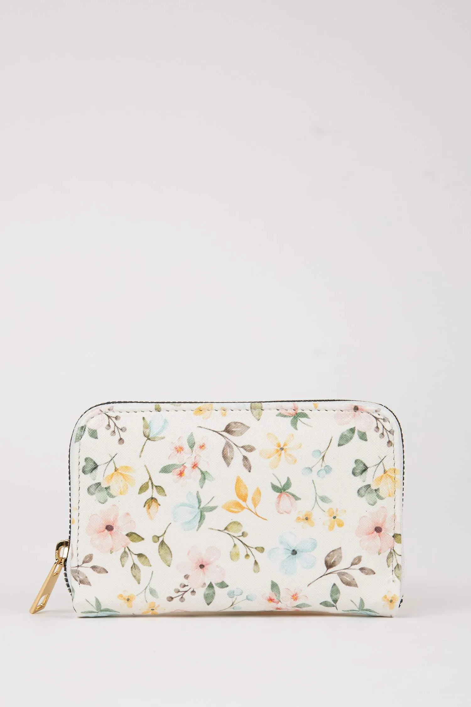 Women's Floral Patterned Artificial Leather Wallet