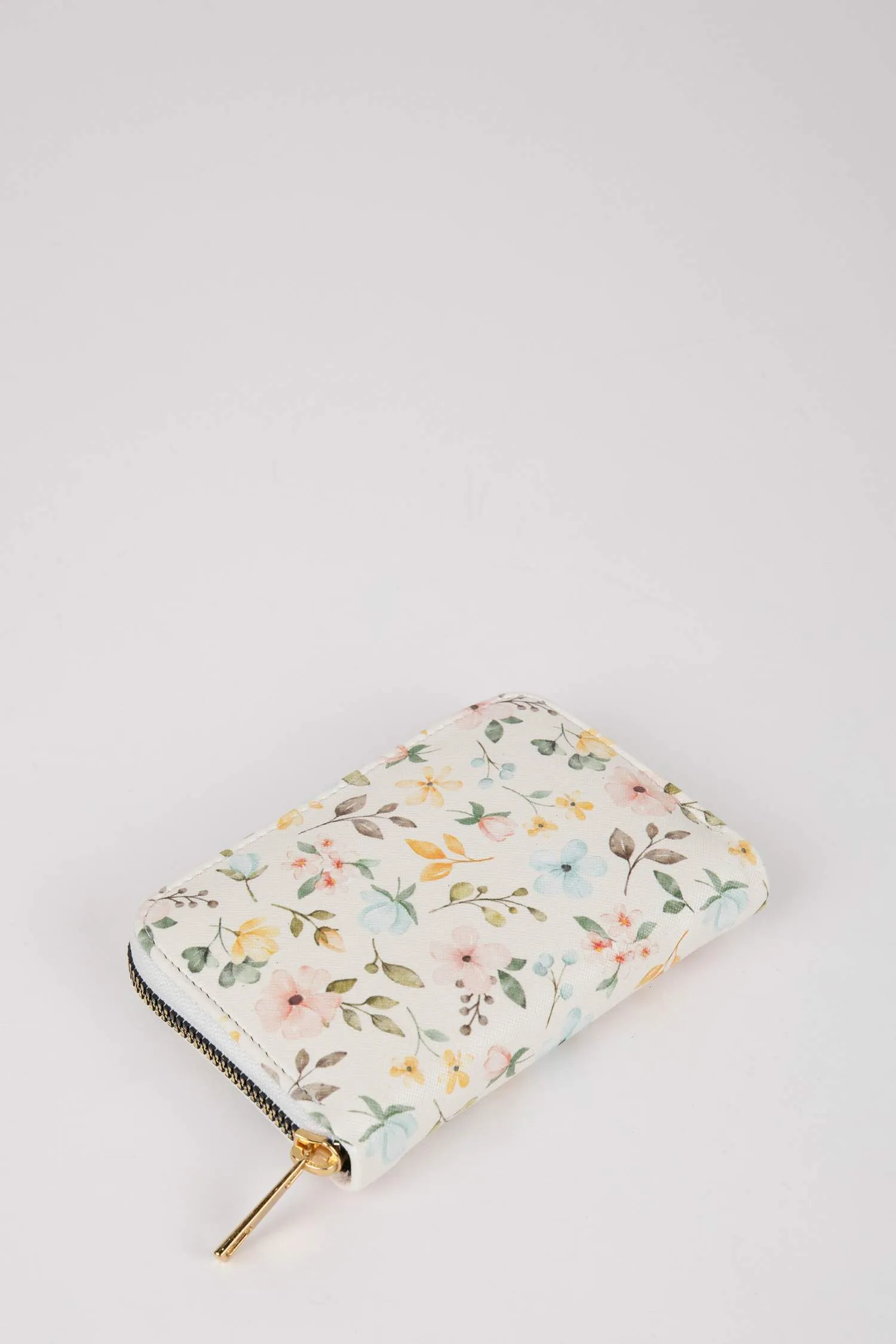 Women's Floral Patterned Artificial Leather Wallet