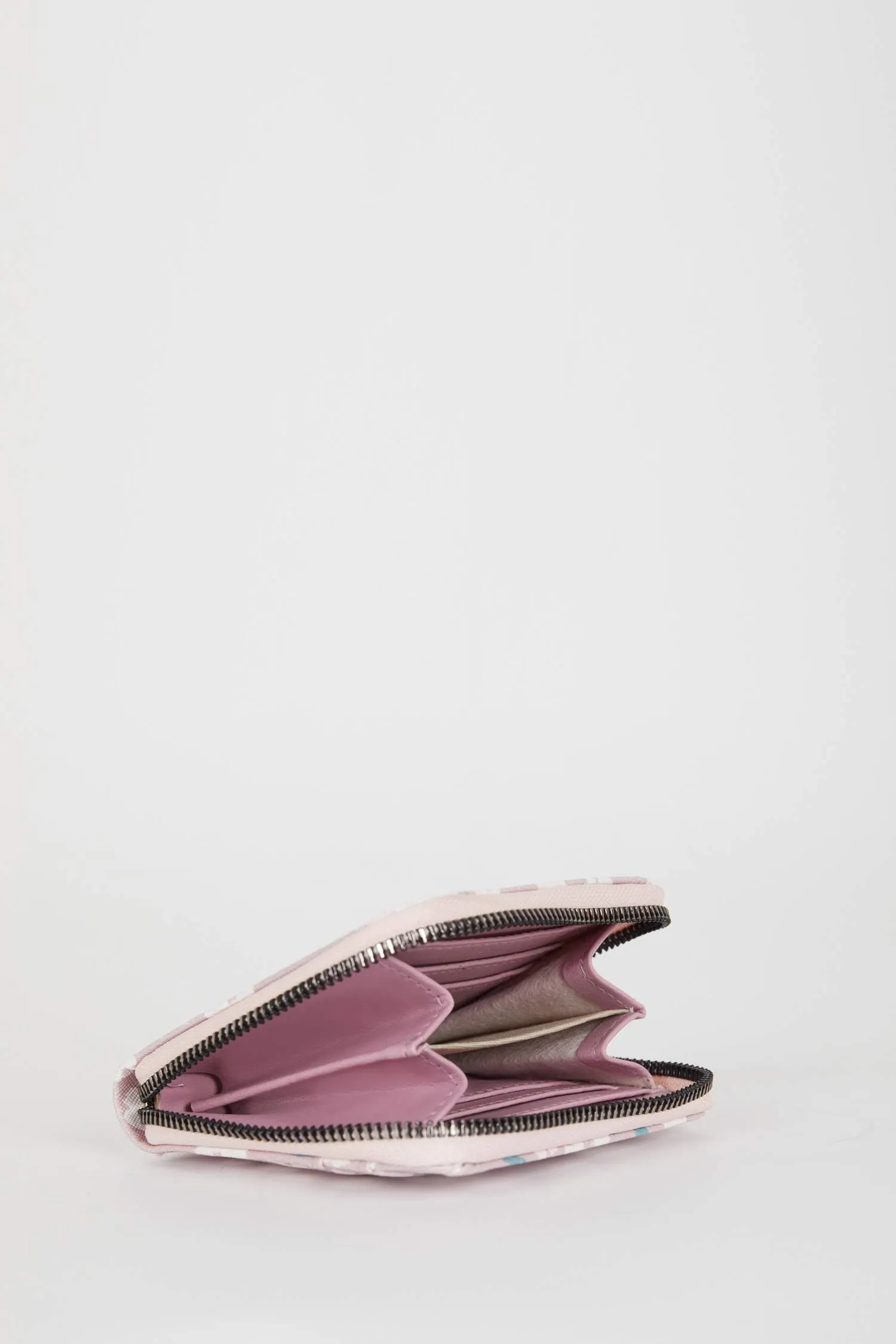Women's Floral Patterned Faux Leather Wallet
