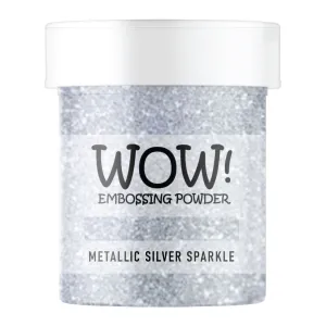 WOW Embossing Glitter Metallic Silver Sparkle