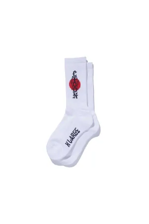 XLARGE x MISTER CARTOON SOCKS - WHITE